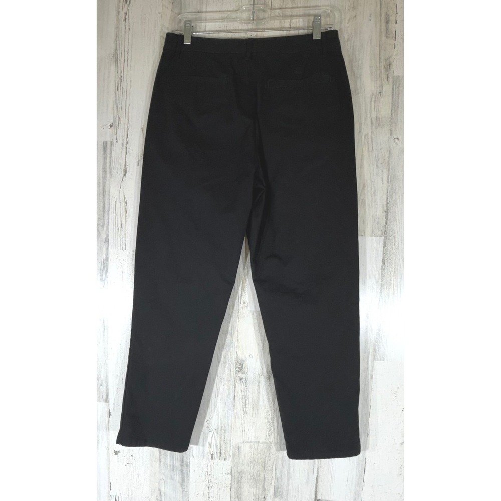 Asos Design Chino Pants 29x26 High Rise Black‎ Slim Tapered Cotton Stretch - Picture 10 of 10